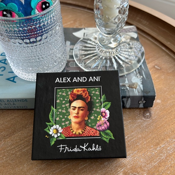 Alex and Ani Frida Kahlo Silver and Black Necklace - Picture 4 of 4